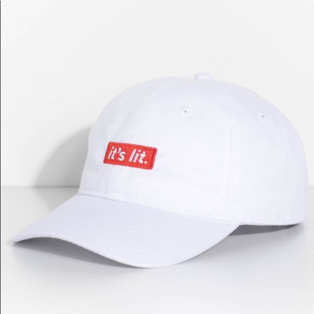 It’s lit hat white
